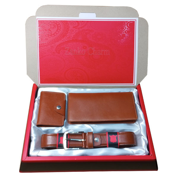 ست هدیه چرم زانکو مدل Zs-2244
