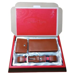 ست هدیه مردانه چرم زانکو مدل Zs-2234