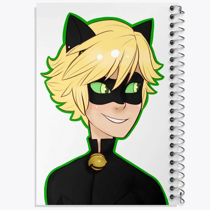 دفتر نقاشی 50 برگ خندالو مدل پسر گربه ای کد 25033