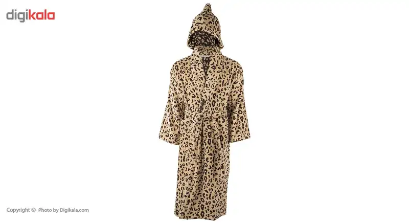 حوله پالتویی برق لامع مدل Leopard سایز 125