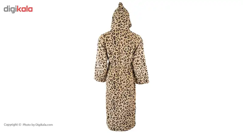 حوله پالتویی برق لامع مدل Leopard سایز 125