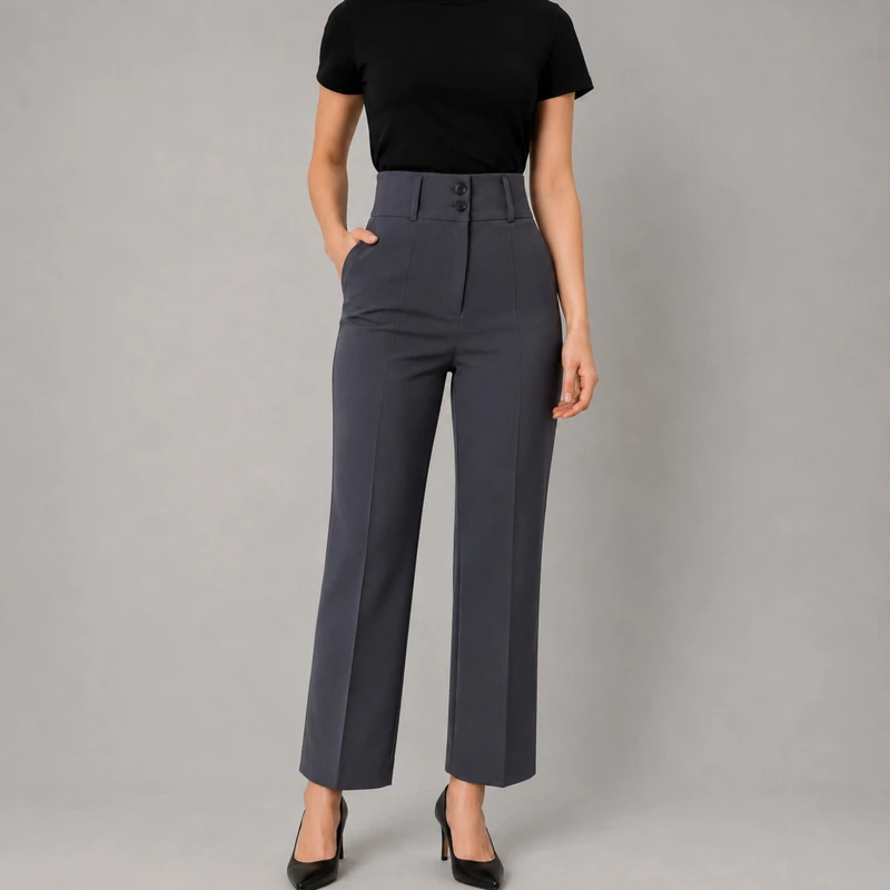 شلوار راسته زنانه مدل Straight Pants