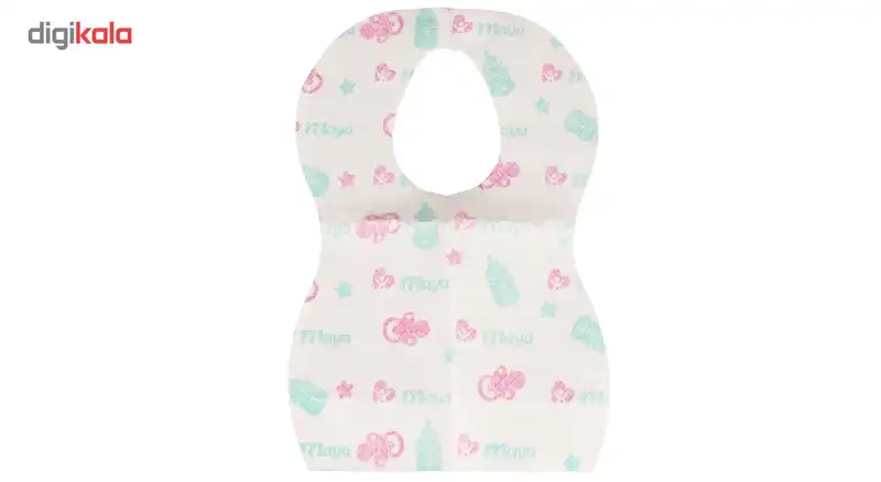 پیشبند یکبار مصرف نوزادی مایا مدل 001 بسته 10 عددی