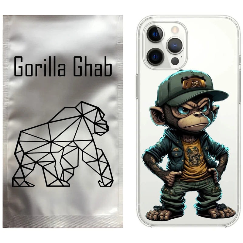کاور گوریلا قاب مدل CLG کد 37 طرح Monkey مناسب برای گوشی موبایل اپل iPhone 13 Pro Max