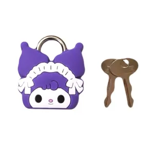 قفل آویز مدل سیلیکونی فانتزی طرح کرومی کد ۰۲