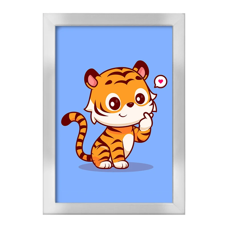 تابلو خندالو طرح حیوانات بامزه ببر کد 29722