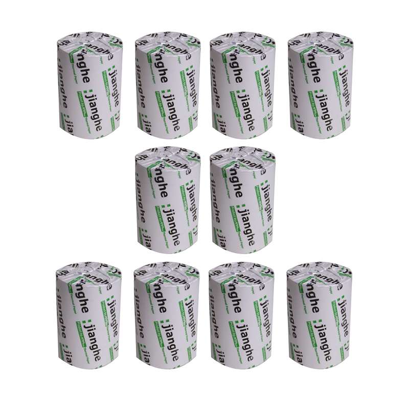 کاغذ حرارتی پرینتر جیانگ 40 متری مدل تک لفاف بسته 10 عددی