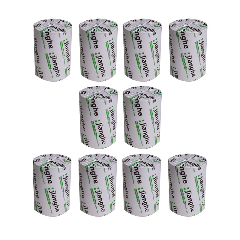 کاغذ حرارتی پرینتر جیانگ 40 متری مدل تک لفاف بسته 10 عددی