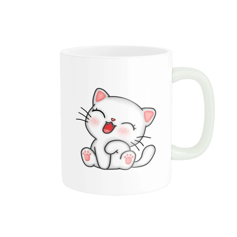 ماگ پادآفرین مدل کارتونی طرح گربه های بامزه کد p3974