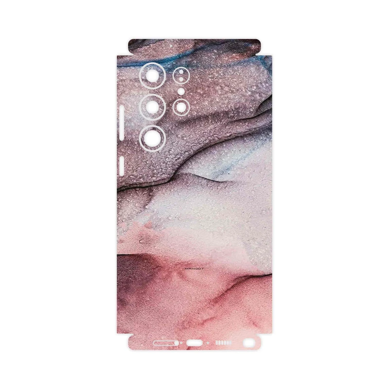 برچسب پوششی ماهوت مدل Smoky pink marble-FullSkin مناسب برای گوشی موبایل سامسونگ Galaxy S23 Ultra