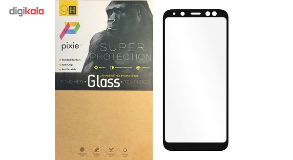 محافظ صفحه نمایش شیشه ای پیکسی مدل 5D مناسب برای گوشی سامسونگ Galaxy A6 Plus 2018 محافظ صفحه نمایش شیشه ای پیکسی مدل 5D مناسب برای گوشی سامسونگ Galaxy A6 Plus 2018