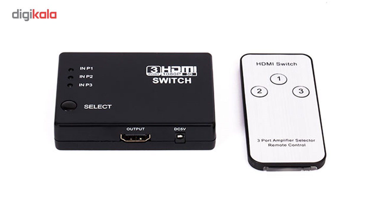 سوئیچ 1 به 3 HDMI مدل Full HD
