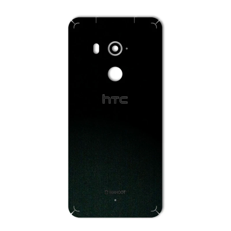 برچسب تزئینی ماهوت مدل Black-suede Special مناسب برای گوشی HTC U11 Plus
