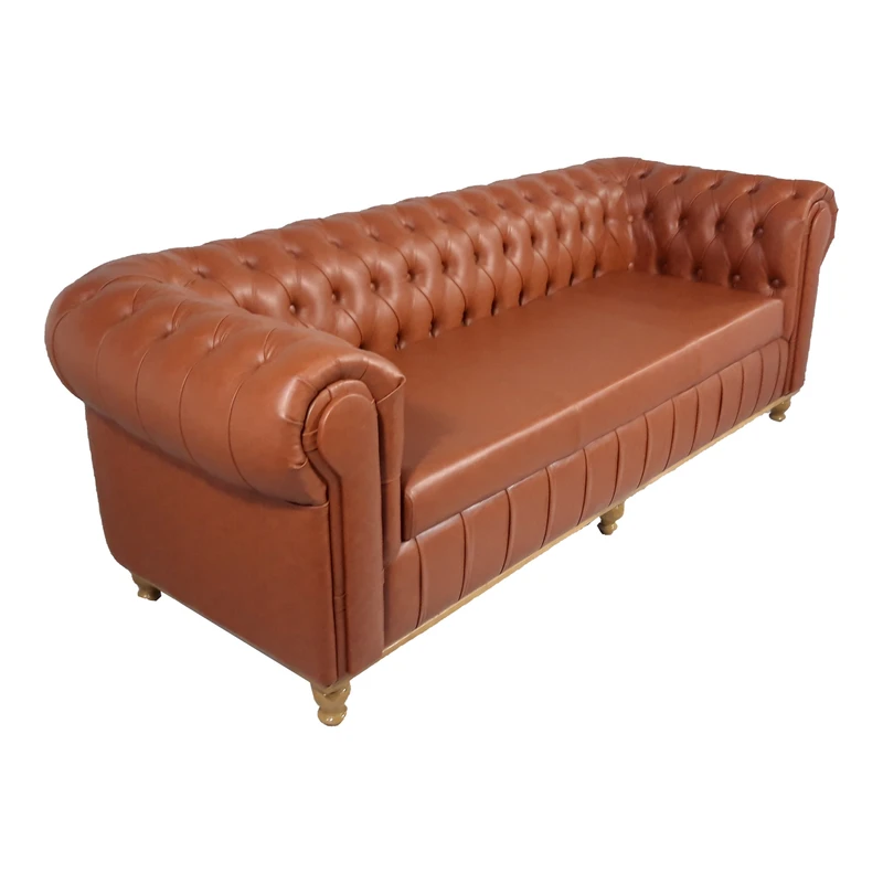 مبل انتظار سه نفره هلکو مدل چستر دو قالپاقه پاسنگی