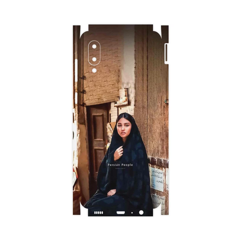برچسب پوششی ماهوت مدل Portrait of an Iranian Woman-FullSkin مناسب برای گوشی موبایل سامسونگ Galaxy M02