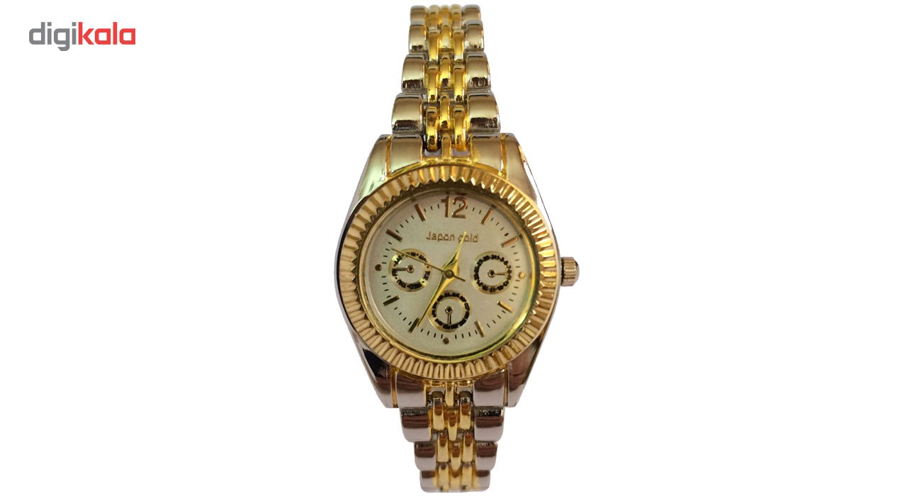 ساعت مچی عقربه ای زنانه ژاپن گلد مدل L200