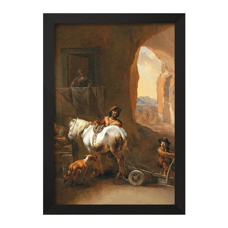 تابلو خندالو مدل نقاشی داخلی پایدار اثر نیکلاس پیترز برچم کد F12323