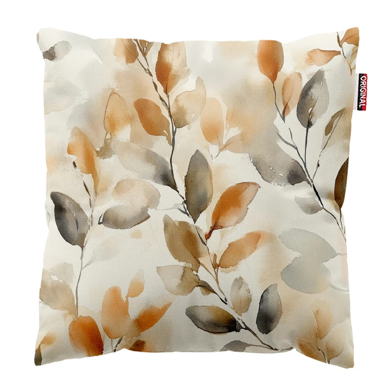 کوسن پاد آفرین مدل گل و برگ کد PK303417 سایز 30*30 سانتی متر