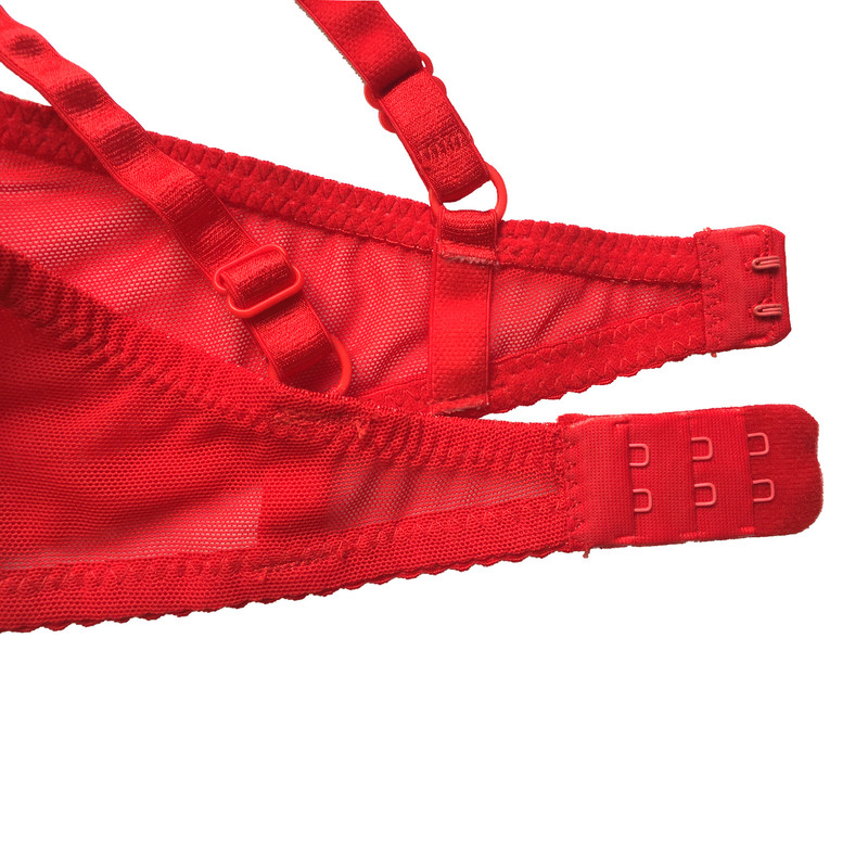 ست شورت و سوتین زنانه مدل گلناز کد DN758 رنگ قرمز