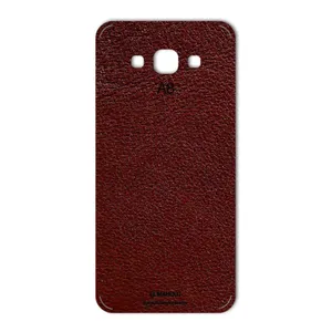 MAHOOT Natural Leather Cover Sticker for Samsung  A8