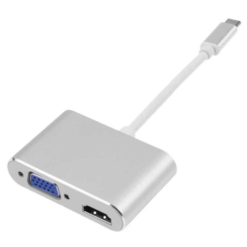مبدل USB-C به HDMI/VGA مدل S-1606