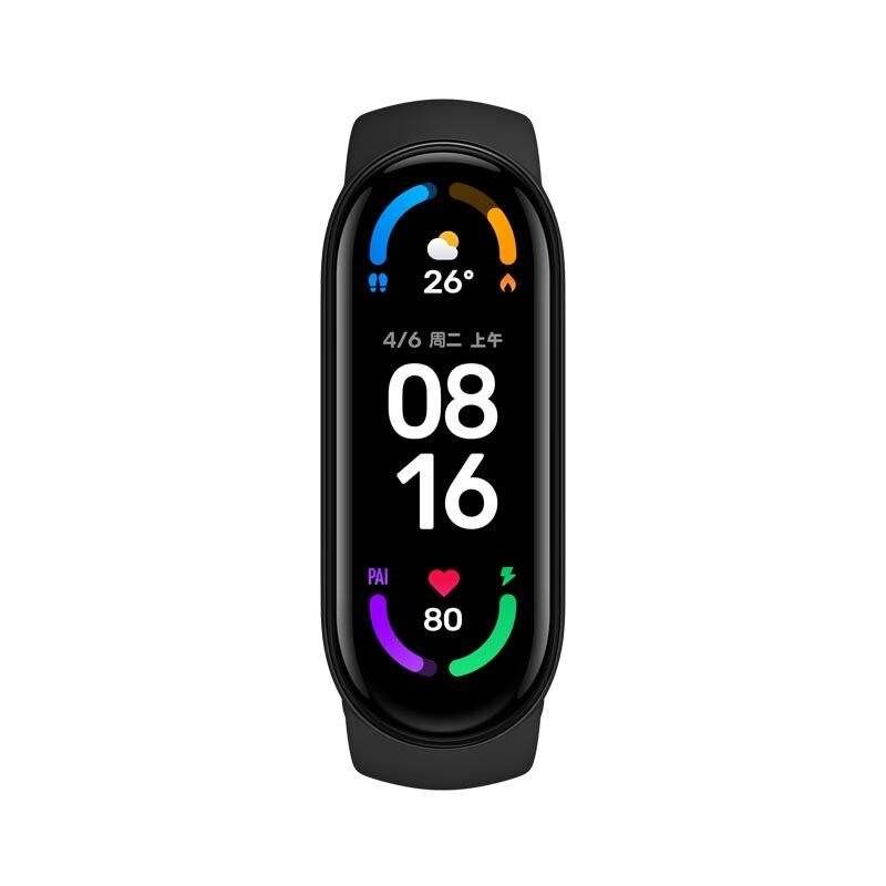 ساعت هوشمند شیائومی مدل  MI BAND 6 حسگر ضربان قلب، محاسبه سطح اکسیژن خون، بند سیلیکونی -  - 4