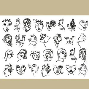  برچسب لنز ناخن مدل 075