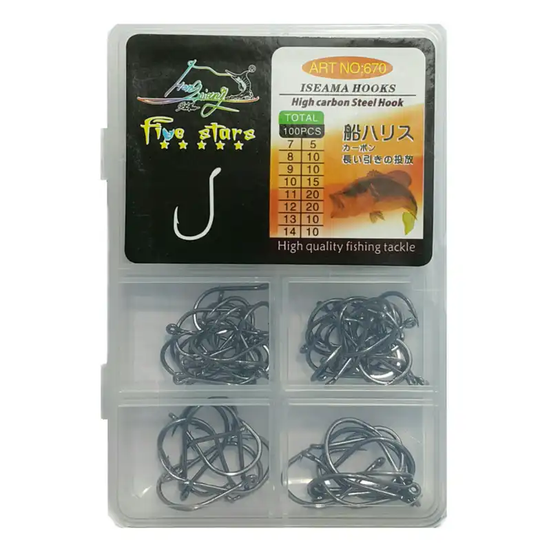 قلاب ماهیگیری هانگ شیانگ کد es100 بسته 100عددی