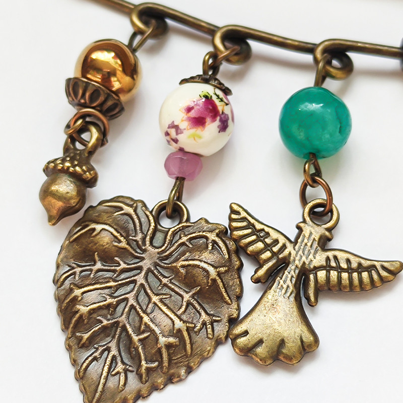 سنجاق سینه زنانه مدل فرشته