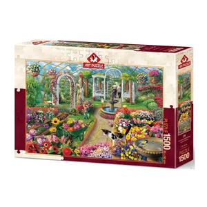 پازل 1500 تکه آرت پازل مدل The Colors of Greenhouse كد 5390