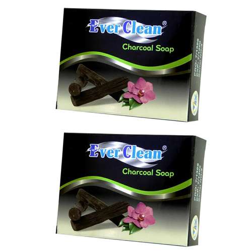 صابون زغالی اورکلین مدل Charcoal مجموعه 2 عددی حجم 70 گرم