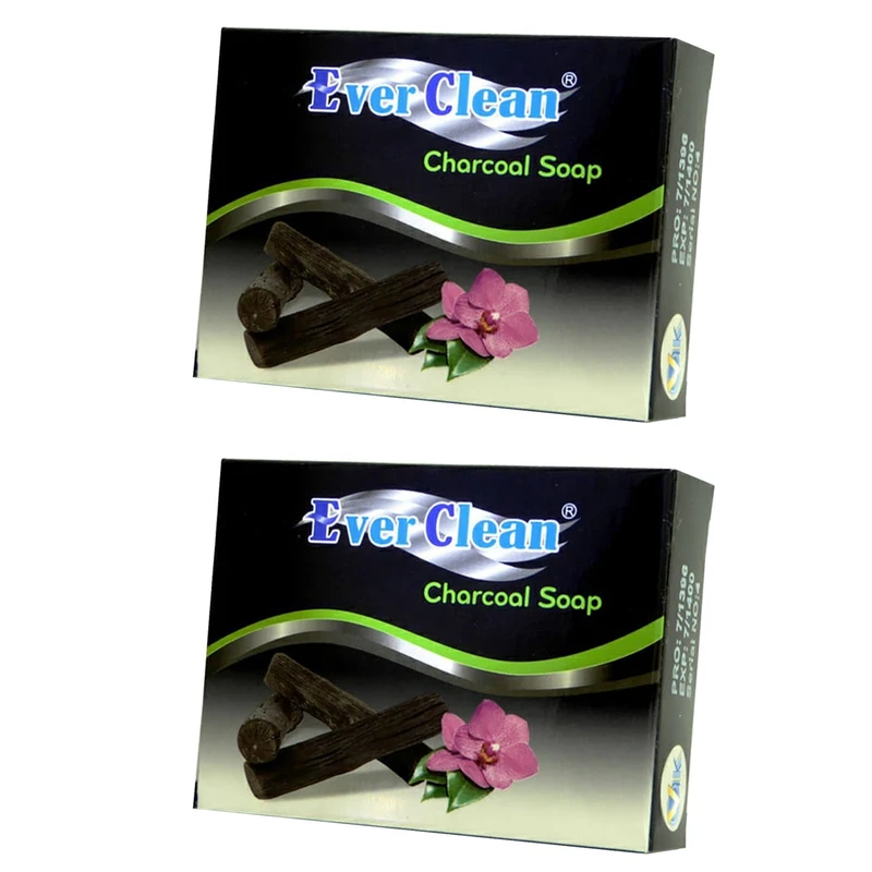 صابون زغالی اورکلین مدل Charcoal مجموعه 2 عددی حجم 70 گرم