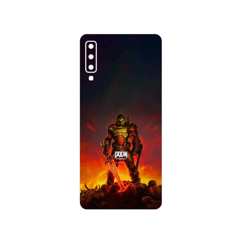 برچسب پوششی ماهوت مدل DOOM Game Series مناسب برای گوشی موبایل سامسونگ Galaxy A7 2018