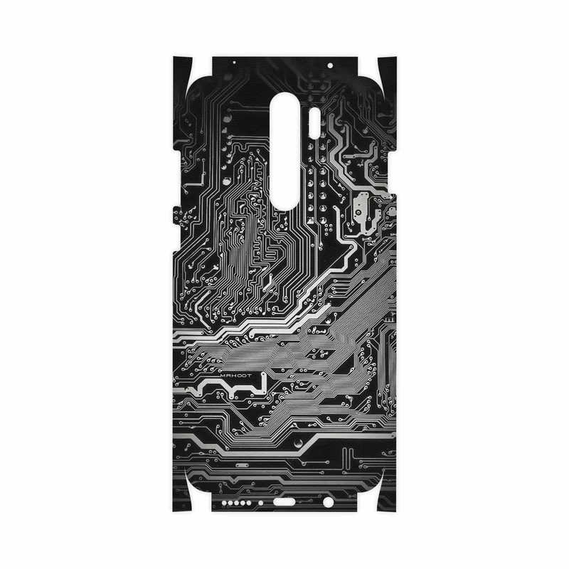 برچسب پوششی ماهوت مدل Black Printed Circuit Board-FullSkin مناسب برای گوشی موبایل شیائومی Redmi Note 8 Pro