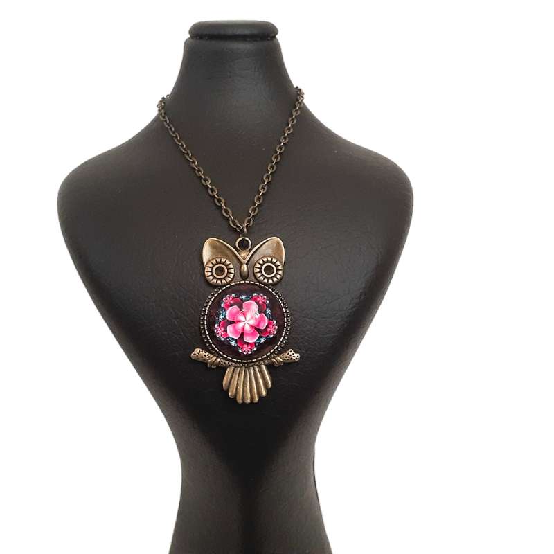 گردنبند دخترانه مدل جغد طرح 15 گردنبند دخترانه مدل جغد طرح 15