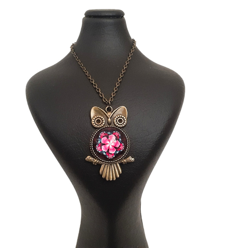 گردنبند دخترانه مدل جغد طرح 15 گردنبند دخترانه مدل جغد طرح 15