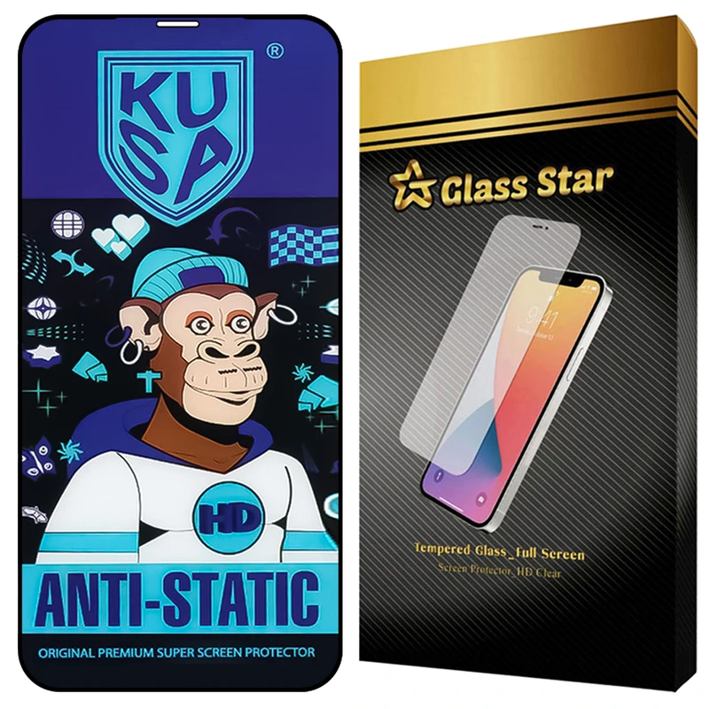 محافظ صفحه نمایش گلس استار مدل KUAG مناسب برای گوشی موبایل اپل iPhone 12 Pro Max