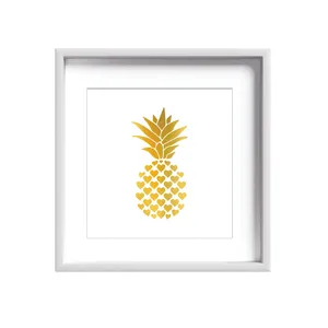 تابلو طلا کوب زرکات طرح آناناس مدل pineapple
