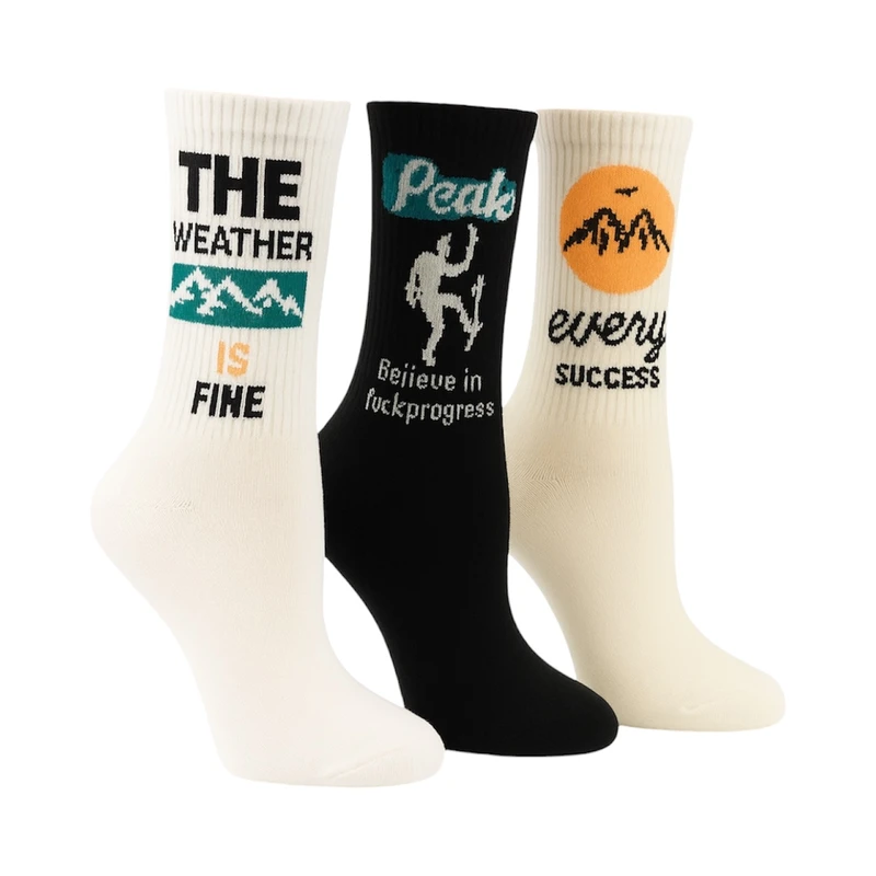 جوراب ورزشی ساق بلند زنانه مدل nb3 بسته 3 عددی