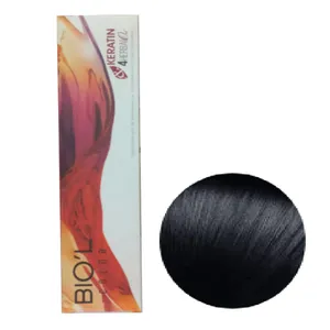 رنگ مو بیول  شماره 1.1  حجم 100 میلی لیتر   رنگ مشکی پر کلاغی