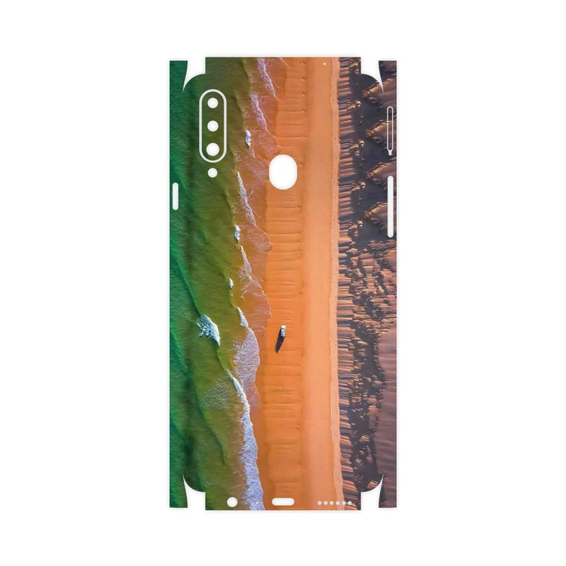برچسب پوششی ماهوت مدل Beach and Green Sea-FullSkin مناسب برای گوشی موبایل سامسونگ Galaxy A20s