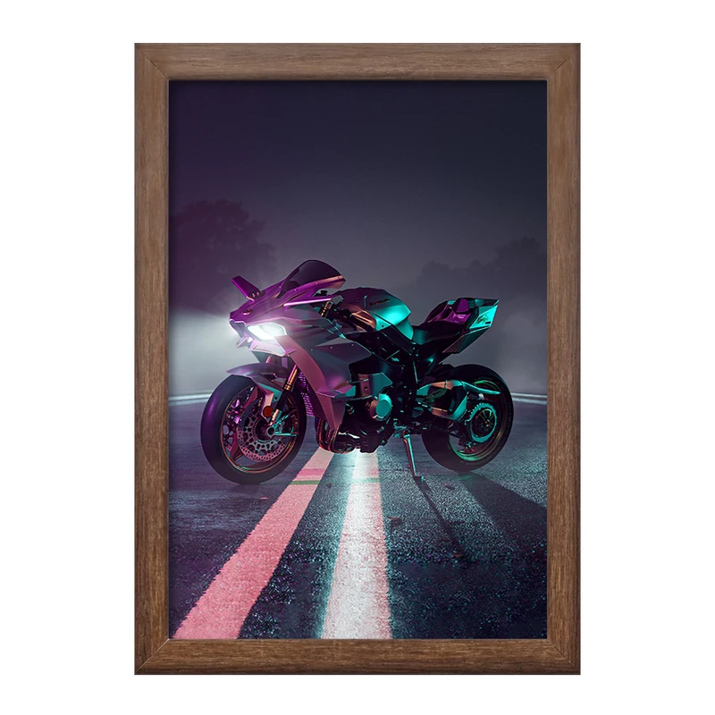 تابلو خندالو طرح موتور سیکلت (Motorcycle) کد F1023