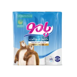 دستمال توالت پامو مدل رول مگا بسته 8 عددی