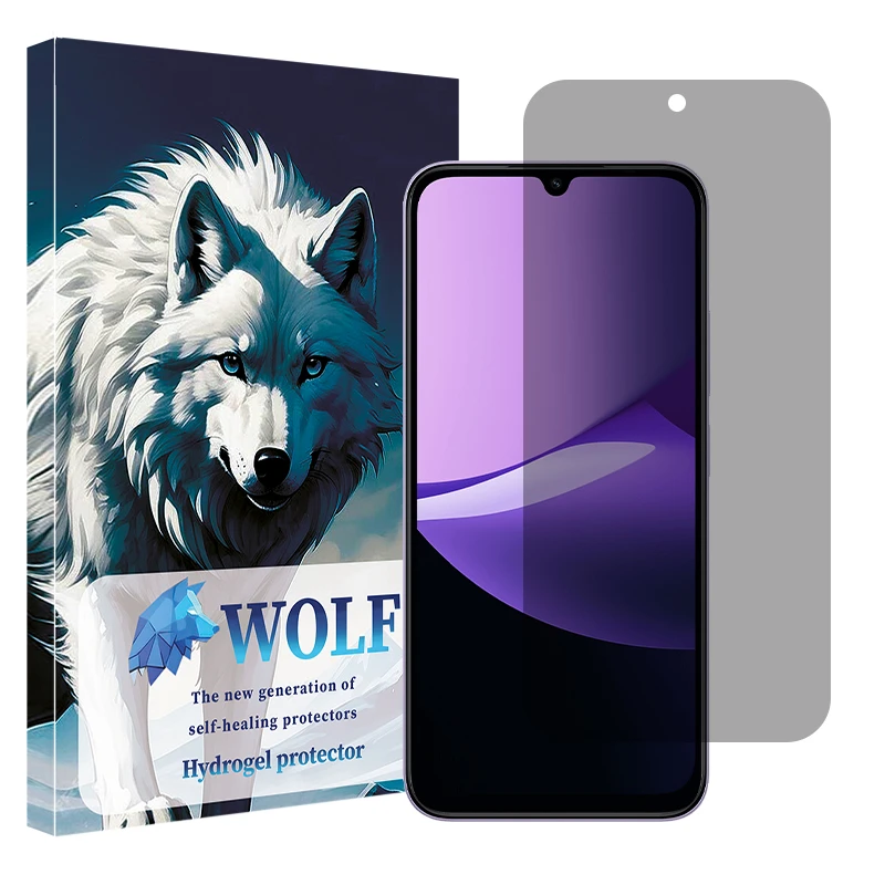 محافظ صفحه نمایش حریم شخصی ولف مدل Tough مناسب برای گوشی موبایل شیائومی Redmi 15C 5G