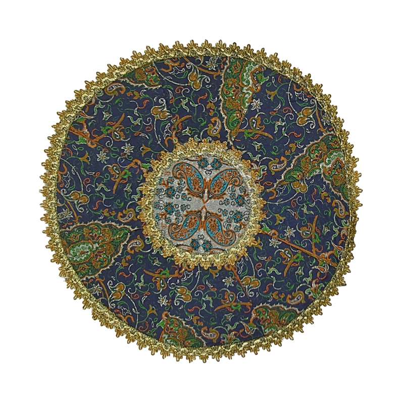 رومیزی ترمه مدل چهل تکه نسترن کد W129