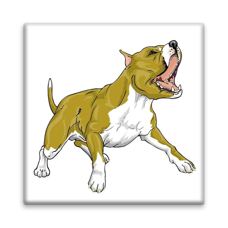 کاشی مدل R1127 طرح نقاشی سگ