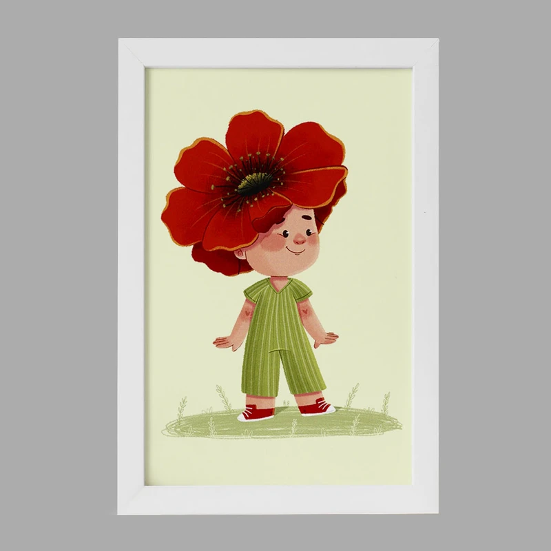 تابلو خندالو مدل دخترانه فانتزی کد 25729