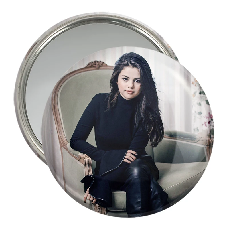 آینه جیبی خندالو مدل سلنا گومز Selena Gomez  کد 19215
