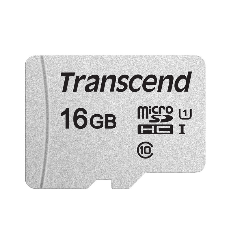 کارت حافظه microSDHC ترنسند مدل 300S کلاس 10 استاندارد UHS-I U1 سرعت 95MBps ظرفیت 16 گیگابایت
