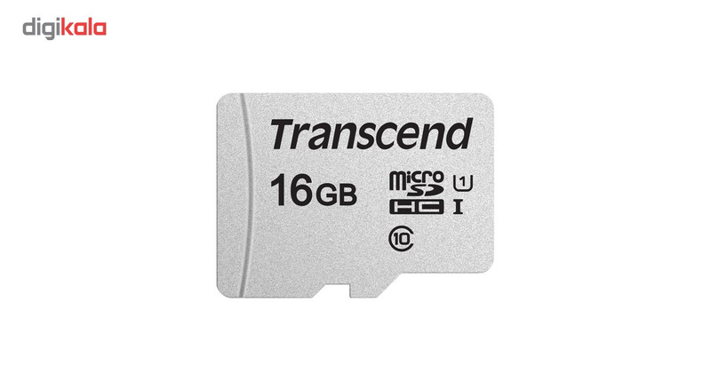 کارت حافظه microSDHC ترنسند مدل 300S کلاس 10 استاندارد UHS-I U1 سرعت 95MBps ظرفیت 16 گیگابایت